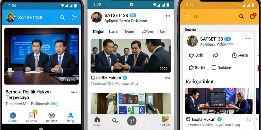 Tampilan antarmuka aplikasi SATSET138 yang modern dan informatif.