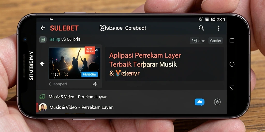 Antarmuka dan fungsi SULEBET sebagai aplikasi Perekam Layar.