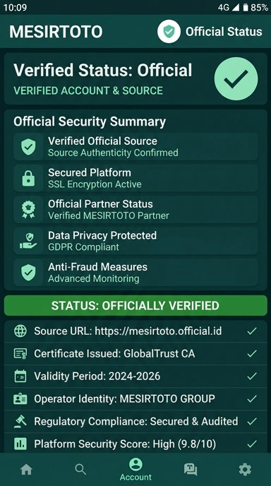 Kanal Resmi mesirtoto untuk Pengguna Android Indonesia